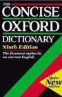 The concise Oxford Dictionary Ninth Edition